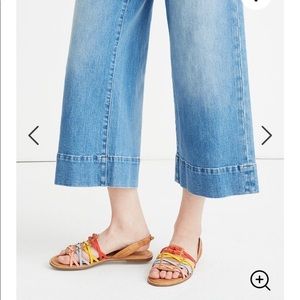 NEW • Madewell • Maya Huarache Woven Sandals 10